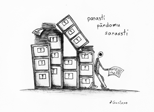 parasti pārdomu saraksti (c) Gustavo